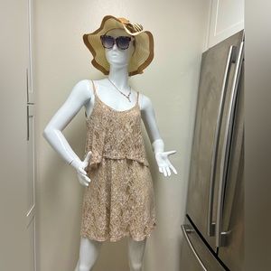 Sage mini dress size small